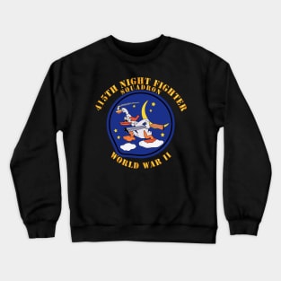 415th Night Fighter Squadron - WWII Crewneck Sweatshirt